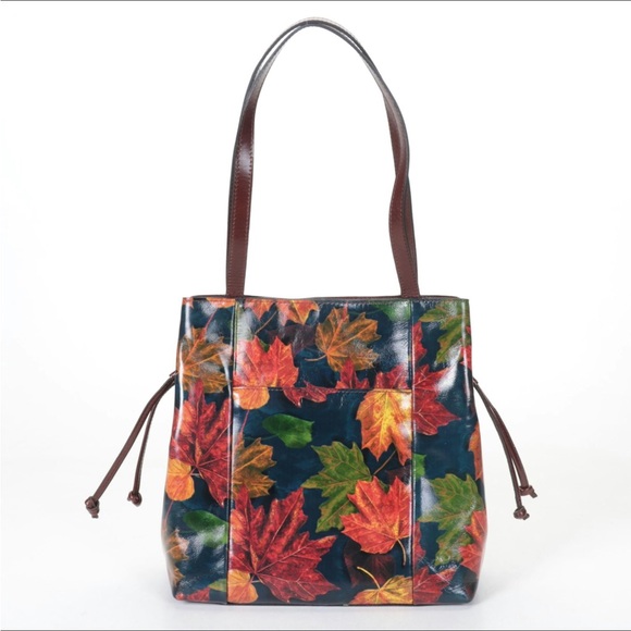 NWT Patricia Nash Autumn Leaf Tote - Brown and Multicolor - Picture 3 of 6